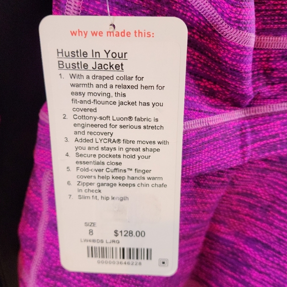 Lululemon Hustle Your Bustle Jacket - Picture 4 of 5